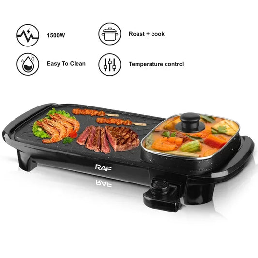 Zemari 2 in 1 Electric Grill and pot